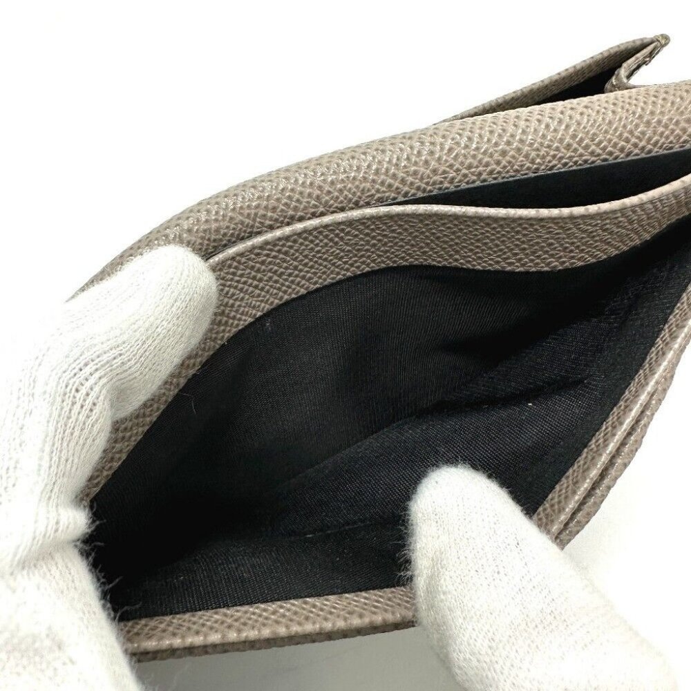 BVLGARI Bulgari Bulgari Folded wallet Leather gray - Picture 12 of 16